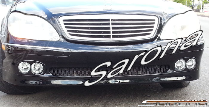 Custom Mercedes S Class  Sedan Front Bumper (2000 - 2002) - $590.00 (Part #MB-073-FB)